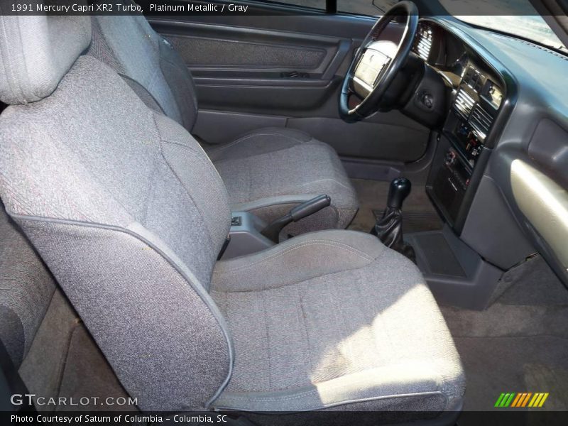 Front Seat of 1991 Capri XR2 Turbo