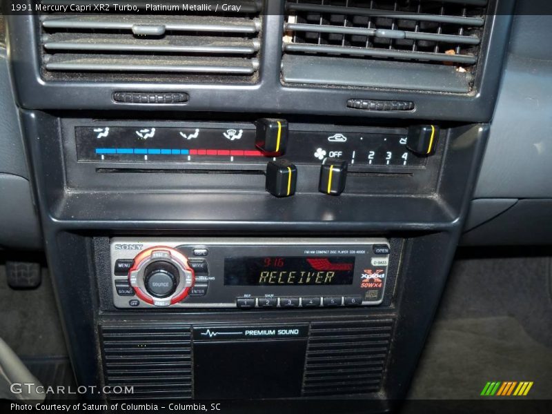 Controls of 1991 Capri XR2 Turbo