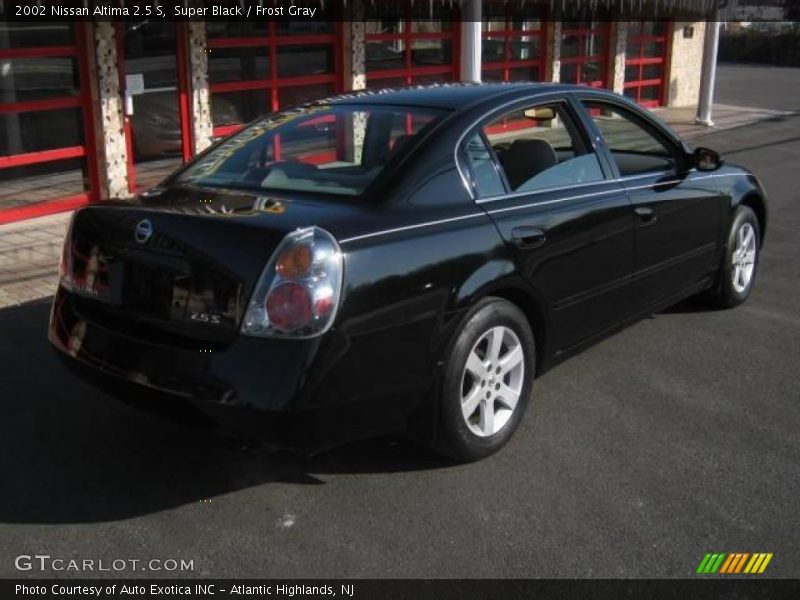 Super Black / Frost Gray 2002 Nissan Altima 2.5 S