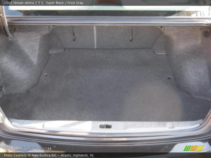Super Black / Frost Gray 2002 Nissan Altima 2.5 S