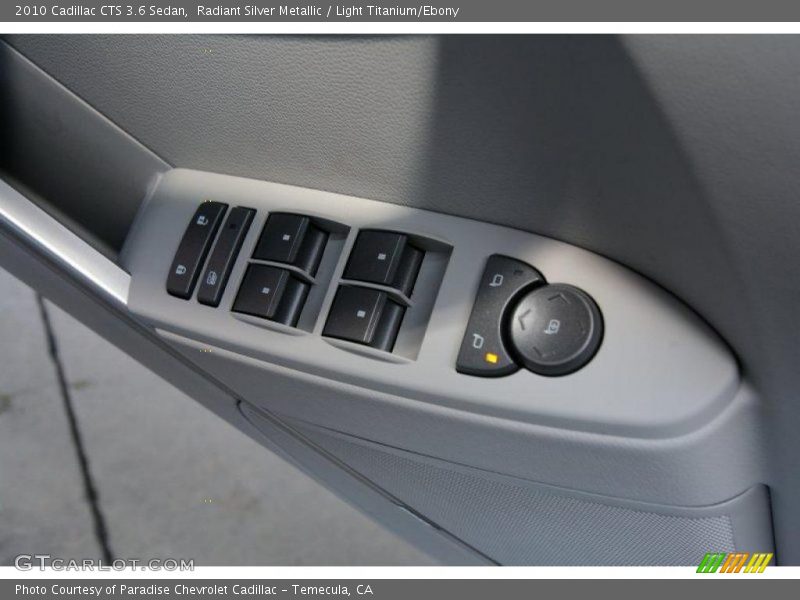Radiant Silver Metallic / Light Titanium/Ebony 2010 Cadillac CTS 3.6 Sedan