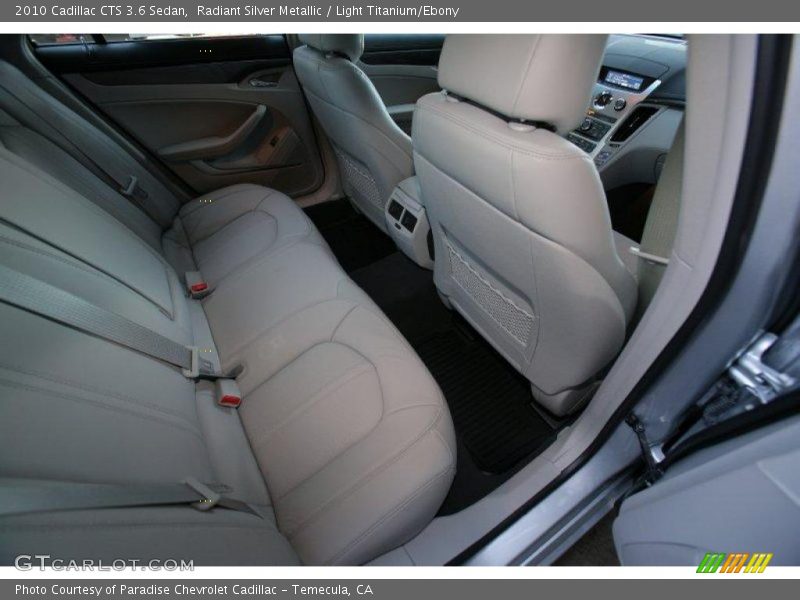 Radiant Silver Metallic / Light Titanium/Ebony 2010 Cadillac CTS 3.6 Sedan