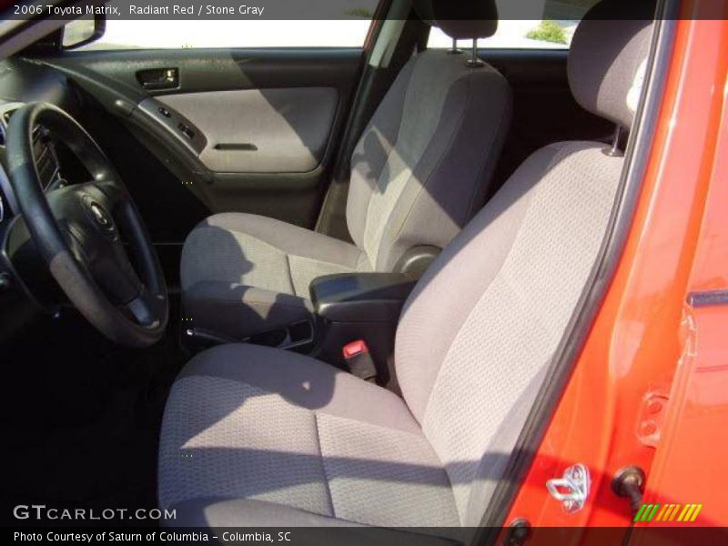 Radiant Red / Stone Gray 2006 Toyota Matrix