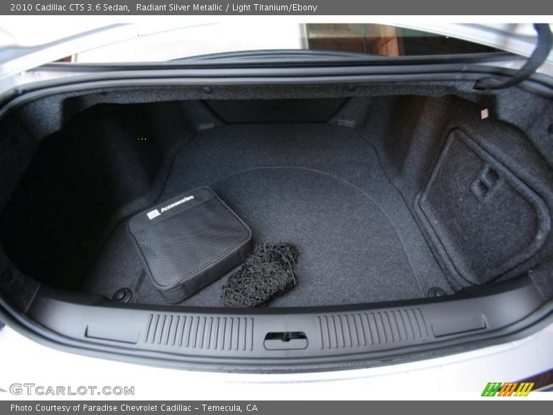 Radiant Silver Metallic / Light Titanium/Ebony 2010 Cadillac CTS 3.6 Sedan