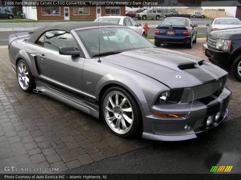 Tungsten Grey Metallic / Dark Charcoal 2006 Ford Mustang Cervini C-500 Convertible