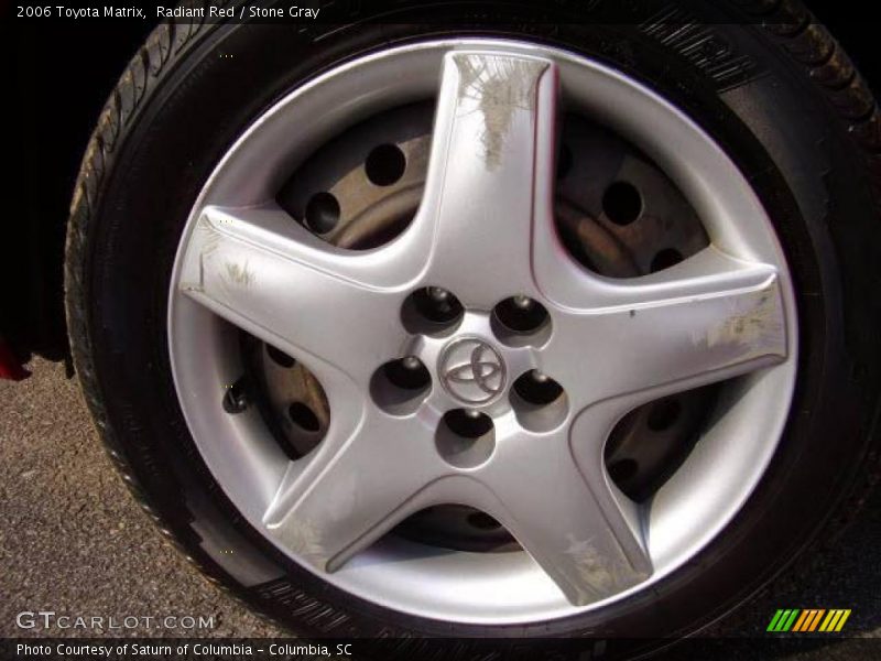 Radiant Red / Stone Gray 2006 Toyota Matrix