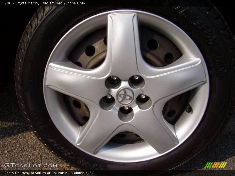 Radiant Red / Stone Gray 2006 Toyota Matrix