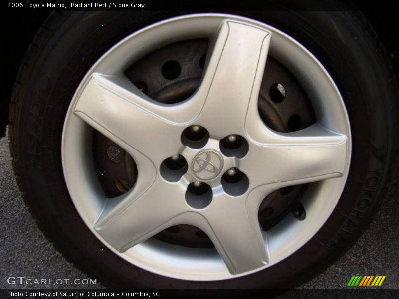 Radiant Red / Stone Gray 2006 Toyota Matrix