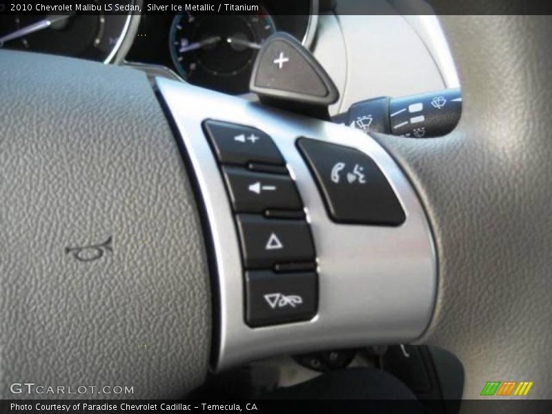 Silver Ice Metallic / Titanium 2010 Chevrolet Malibu LS Sedan