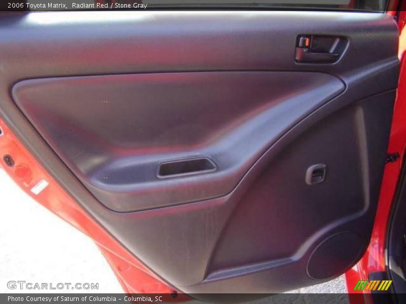Radiant Red / Stone Gray 2006 Toyota Matrix