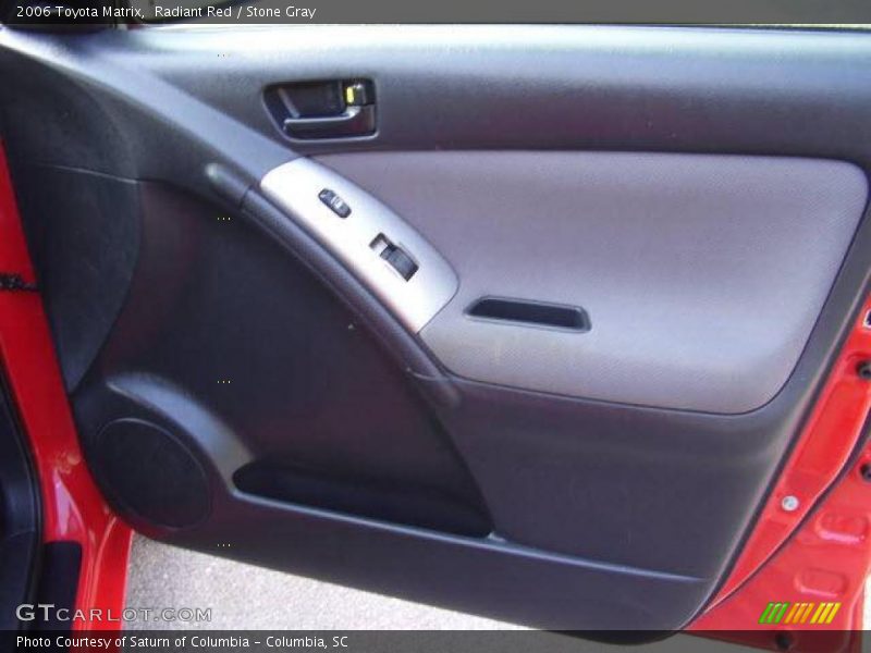 Radiant Red / Stone Gray 2006 Toyota Matrix