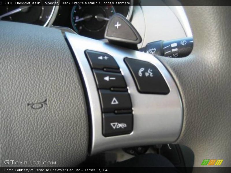 Black Granite Metallic / Cocoa/Cashmere 2010 Chevrolet Malibu LS Sedan