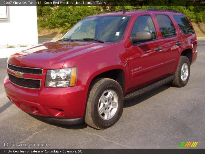 Sport Red Metallic / Light Titanium/Ebony 2007 Chevrolet Tahoe LS