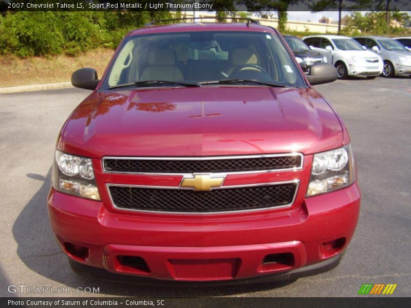 Sport Red Metallic / Light Titanium/Ebony 2007 Chevrolet Tahoe LS