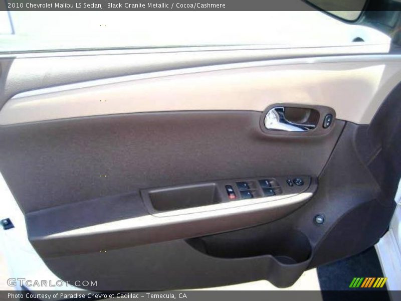 Black Granite Metallic / Cocoa/Cashmere 2010 Chevrolet Malibu LS Sedan