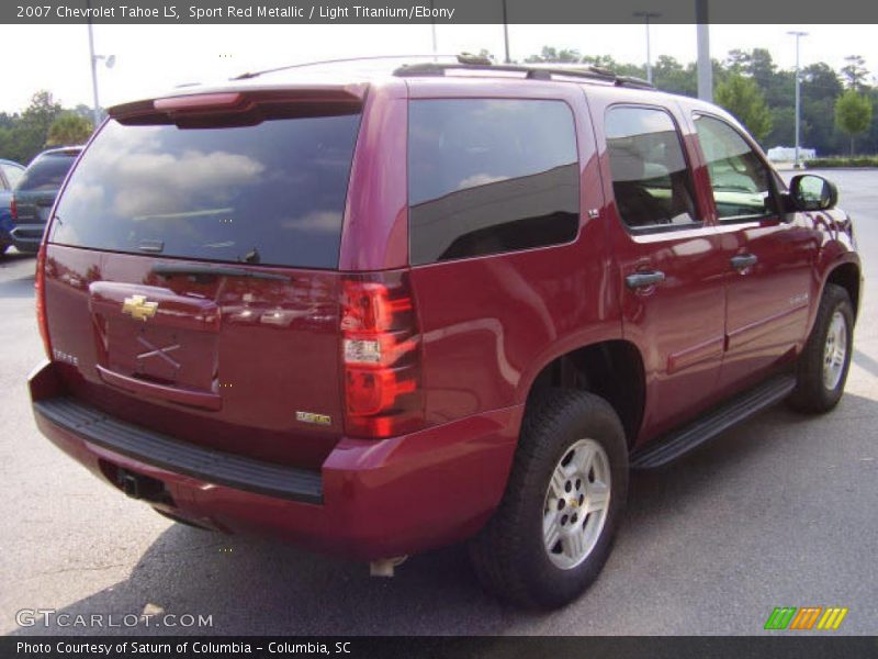 Sport Red Metallic / Light Titanium/Ebony 2007 Chevrolet Tahoe LS