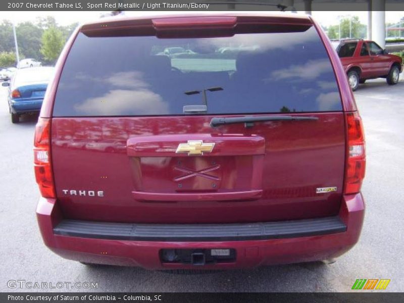 Sport Red Metallic / Light Titanium/Ebony 2007 Chevrolet Tahoe LS