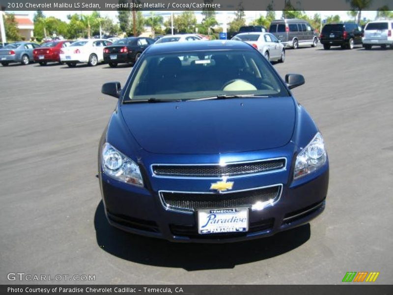 Imperial Blue Metallic / Cocoa/Cashmere 2010 Chevrolet Malibu LS Sedan