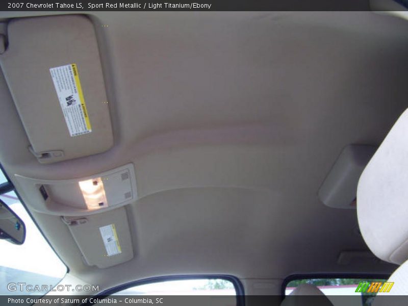 Sport Red Metallic / Light Titanium/Ebony 2007 Chevrolet Tahoe LS