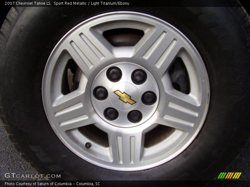 Sport Red Metallic / Light Titanium/Ebony 2007 Chevrolet Tahoe LS