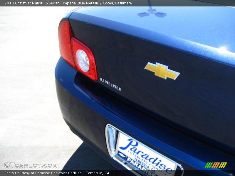 Imperial Blue Metallic / Cocoa/Cashmere 2010 Chevrolet Malibu LS Sedan