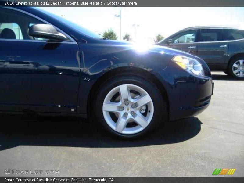 Imperial Blue Metallic / Cocoa/Cashmere 2010 Chevrolet Malibu LS Sedan