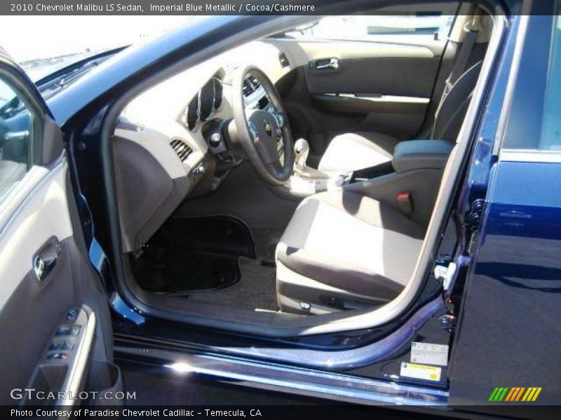 Imperial Blue Metallic / Cocoa/Cashmere 2010 Chevrolet Malibu LS Sedan
