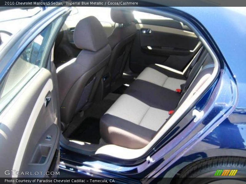 Imperial Blue Metallic / Cocoa/Cashmere 2010 Chevrolet Malibu LS Sedan