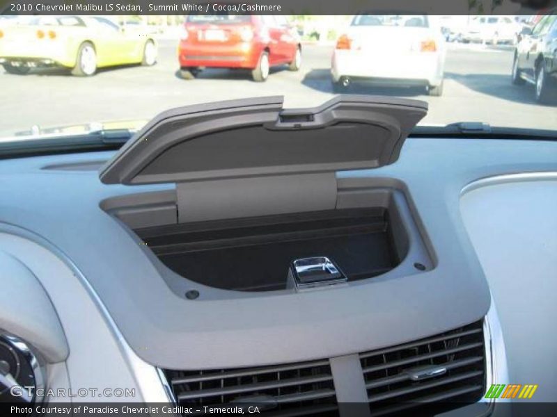Summit White / Cocoa/Cashmere 2010 Chevrolet Malibu LS Sedan