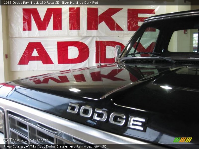 Silver Metallic / Dark Red 1985 Dodge Ram Truck 150 Royal SE