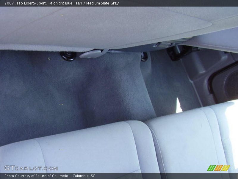 Midnight Blue Pearl / Medium Slate Gray 2007 Jeep Liberty Sport