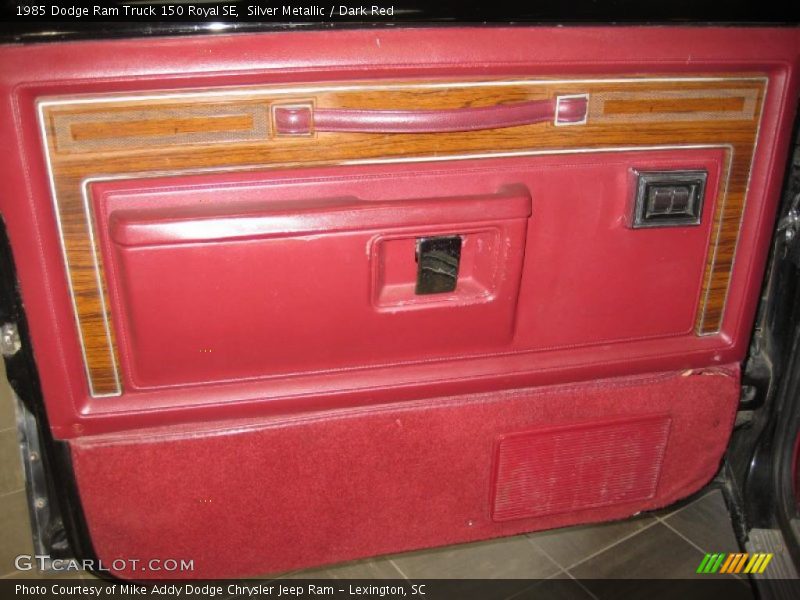 Silver Metallic / Dark Red 1985 Dodge Ram Truck 150 Royal SE