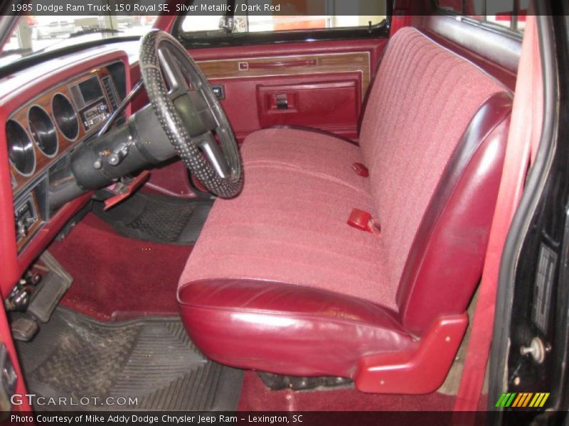 Silver Metallic / Dark Red 1985 Dodge Ram Truck 150 Royal SE