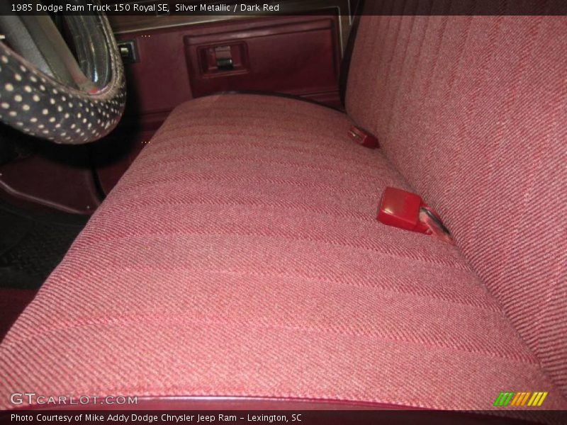Silver Metallic / Dark Red 1985 Dodge Ram Truck 150 Royal SE