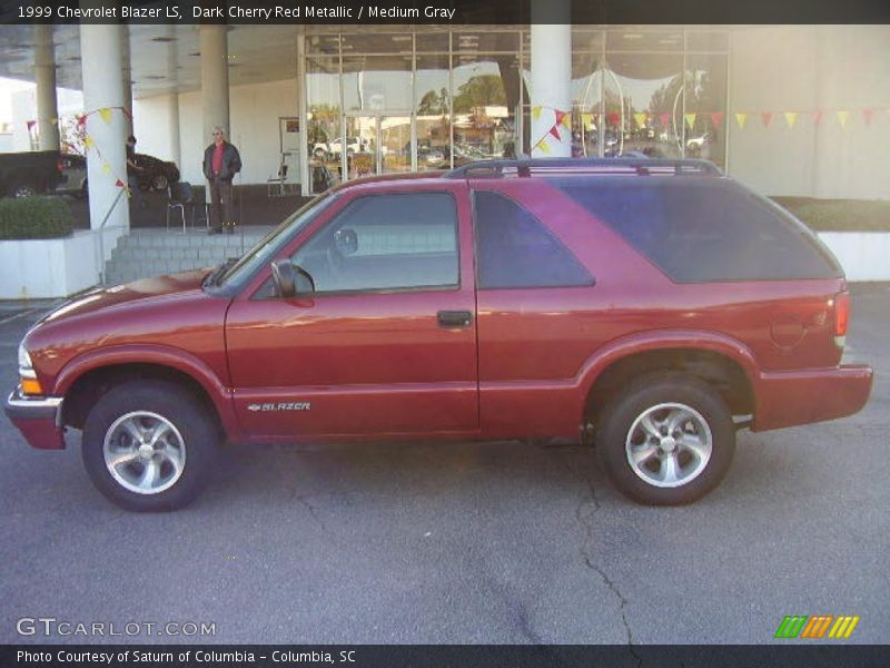 Dark Cherry Red Metallic / Medium Gray 1999 Chevrolet Blazer LS