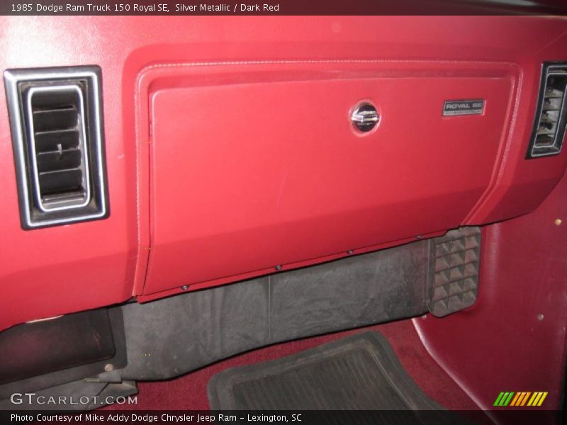 Silver Metallic / Dark Red 1985 Dodge Ram Truck 150 Royal SE