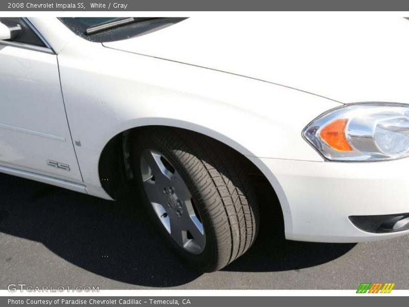 White / Gray 2008 Chevrolet Impala SS