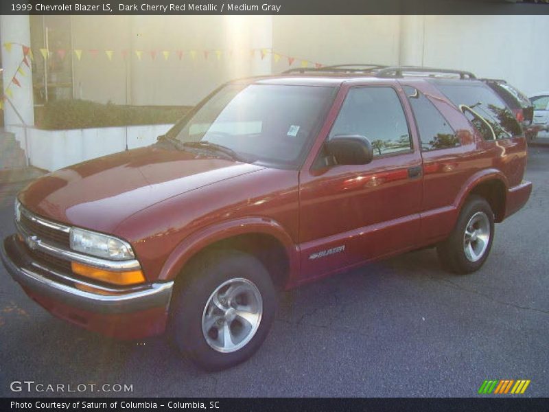 Dark Cherry Red Metallic / Medium Gray 1999 Chevrolet Blazer LS