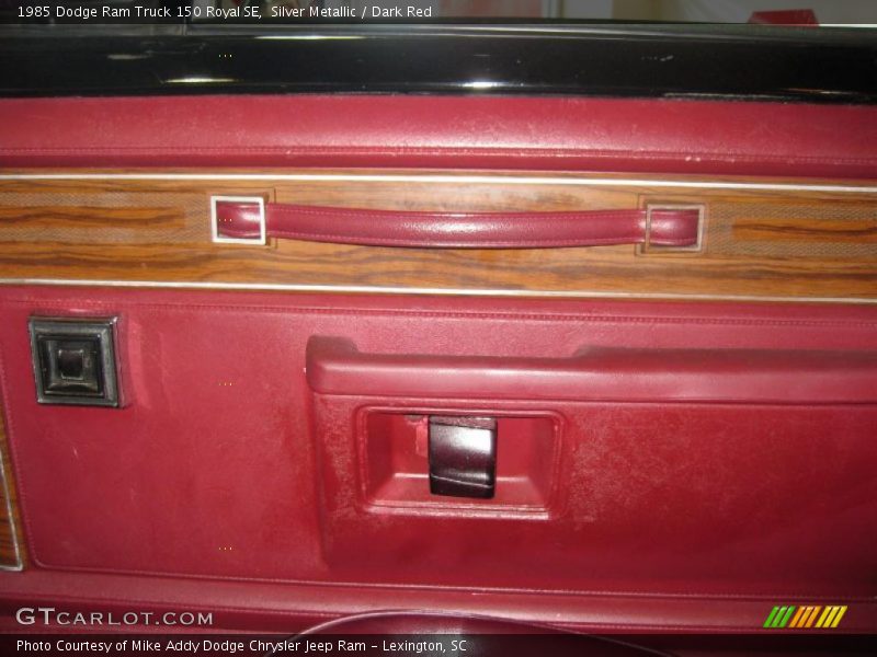 Silver Metallic / Dark Red 1985 Dodge Ram Truck 150 Royal SE