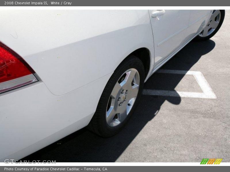 White / Gray 2008 Chevrolet Impala SS