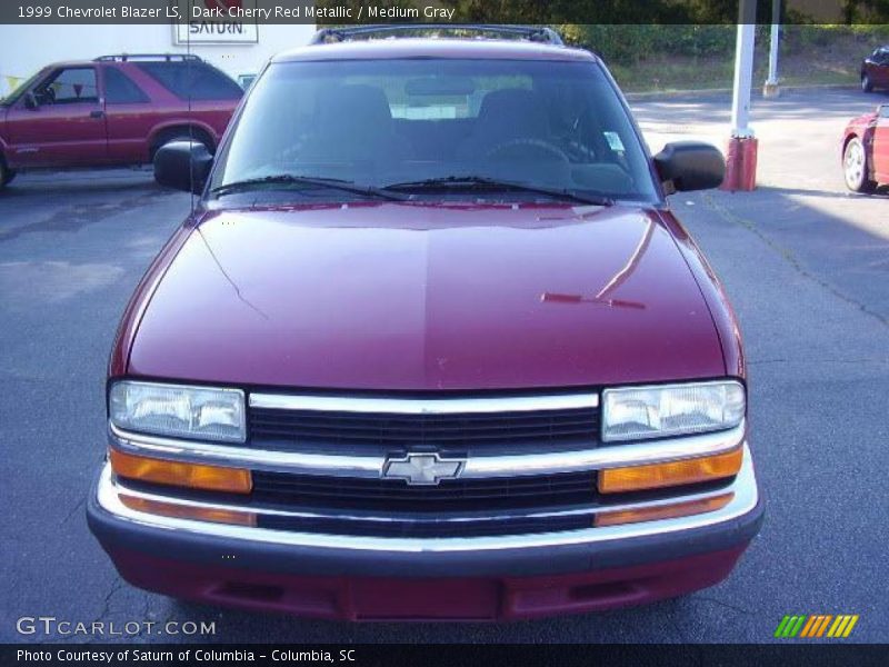 Dark Cherry Red Metallic / Medium Gray 1999 Chevrolet Blazer LS