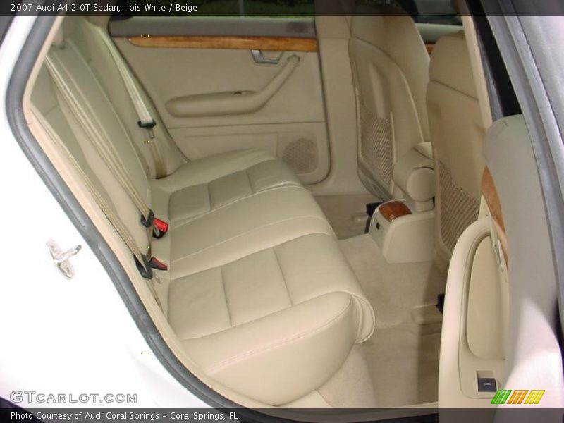 Ibis White / Beige 2007 Audi A4 2.0T Sedan
