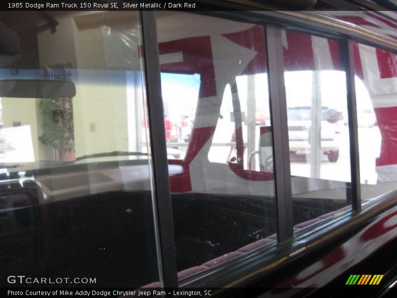 Silver Metallic / Dark Red 1985 Dodge Ram Truck 150 Royal SE