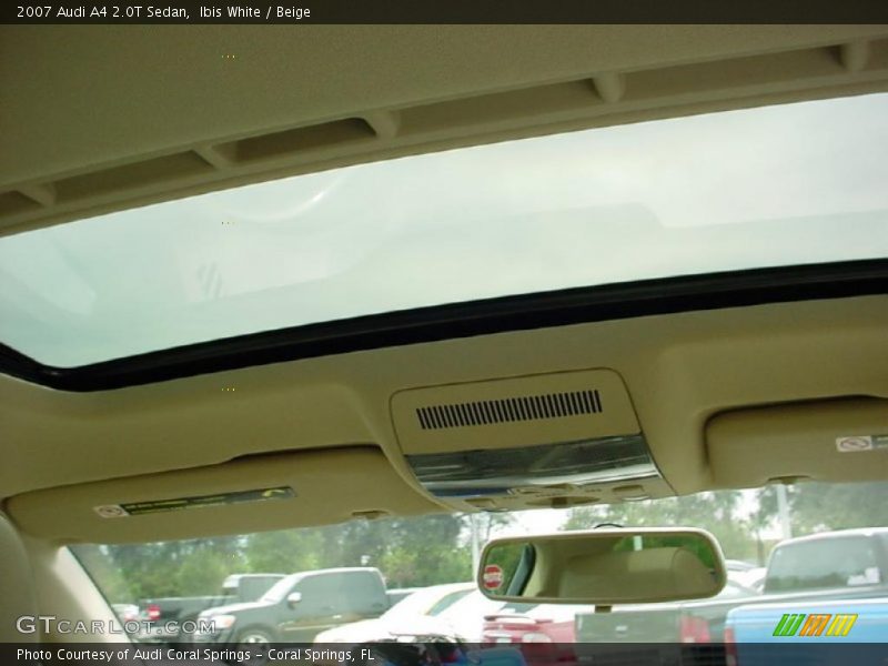 Ibis White / Beige 2007 Audi A4 2.0T Sedan