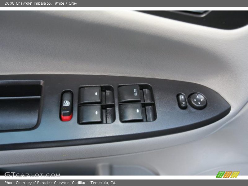 White / Gray 2008 Chevrolet Impala SS
