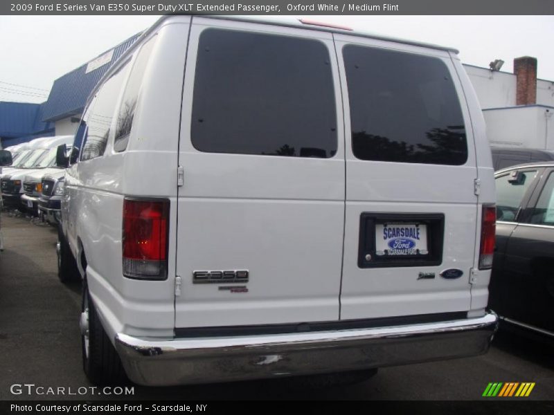 Oxford White / Medium Flint 2009 Ford E Series Van E350 Super Duty XLT Extended Passenger
