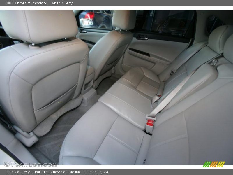 White / Gray 2008 Chevrolet Impala SS
