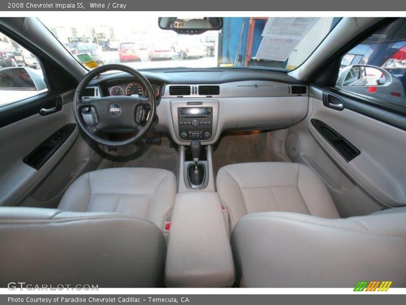 White / Gray 2008 Chevrolet Impala SS