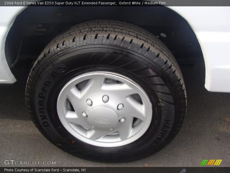 Oxford White / Medium Flint 2009 Ford E Series Van E350 Super Duty XLT Extended Passenger