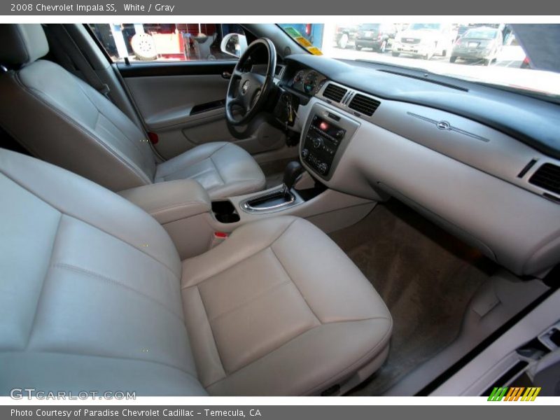 White / Gray 2008 Chevrolet Impala SS